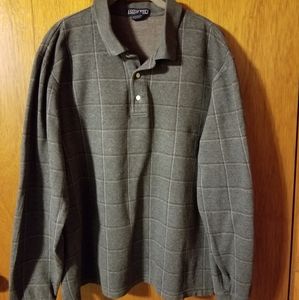Lands End Men's Pullover Long Sleeve Shirt Sz XL